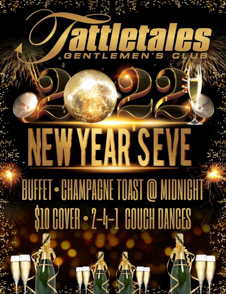 New Year's Eve Party Tattletales Gentlemen's Club