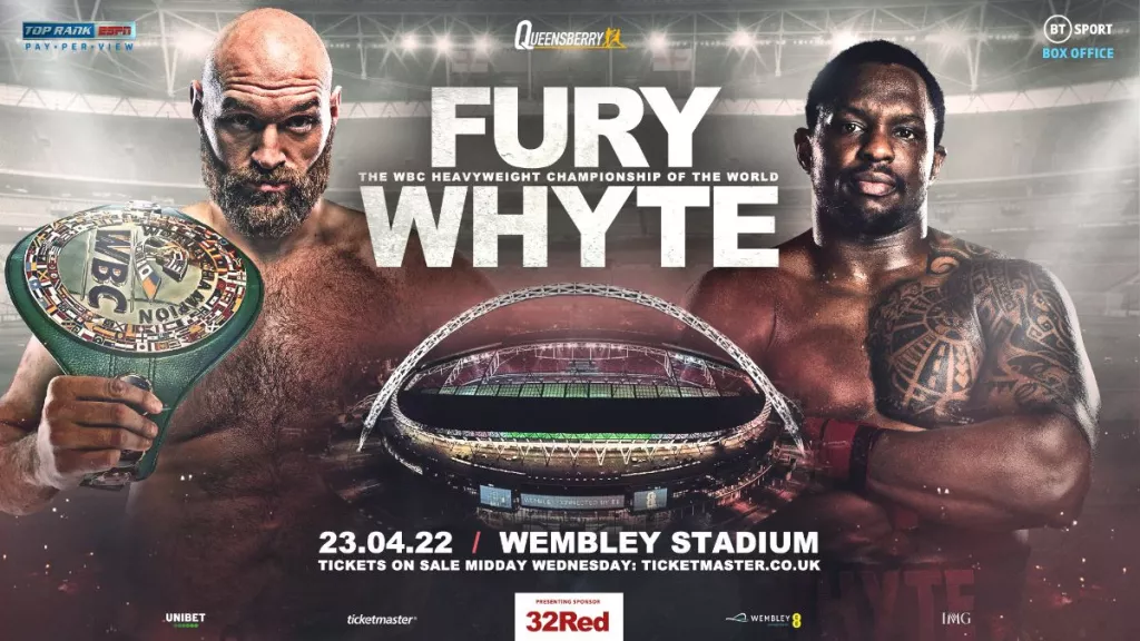 Fury vs. Whyte – NO COVER CHARGE